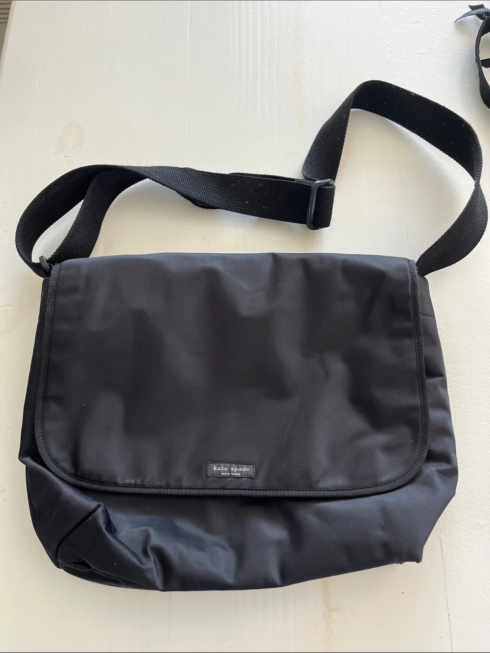 kate spade Black Nylon Crossbody messenger bag